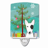 Christmas Tree and Dog Ceramic Night Light - S000213B001695P099036V000