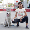 Women's Retro My Dog Thinks I Am Cool T-Shirt - S001328B002514P001996V010