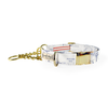Carta Marina Light Vintage Nautical Toile Buckle & Martingale Dog Collar - S002793B002925P000040V062