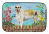 Spring Dog on Dish Drying Mat - S000213B001695P115610V033