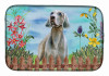 Spring Dog on Dish Drying Mat - S000213B001695P115610V037