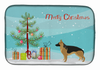 Dog Breed/Merry Christmas art Dish Drying Mat - S000213B001695P000462V000