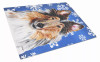 Christmas Design Dog Print Glass Cutting Board Large - S000213B001695P036995V080