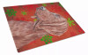 Christmas Design Dog Print Glass Cutting Board Large - S000213B001695P036995V069