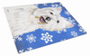 Christmas Design Dog Print Glass Cutting Board Large - SC9370LCB