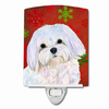 Snowflakes Holiday Dog Art Ceramic Night Light - SS4689CNL
