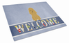 Welcome Dog Print Glass Cutting Board Large - BB5650LCB