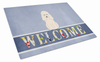 Welcome Dog Print Glass Cutting Board Large - BB5651LCB