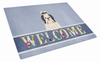 Welcome Dog Print Glass Cutting Board Large - BB5669LCB
