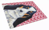 Valentine's Day Dog Print Glass Cutting Board Large - S000213B001695P037389V033