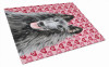 Valentine's Day Dog Print Glass Cutting Board Large - SC9241LCB