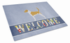 Welcome Dog Print Glass Cutting Board Large - S000213B001695P079710V004