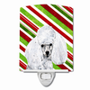 Candy Cane Holiday Christmas Dog Art Ceramic Night Light - SC9797CNL