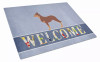 Welcome Dog Print Glass Cutting Board Large - S000213B001695P079710V015