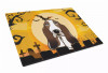 Halloween Dog Print Glass Cutting Board Large - S000213B001695P056867V030