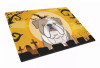 Halloween Dog Print Glass Cutting Board Large - S000213B001695P056867V015