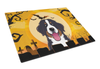 Halloween Dog Print Glass Cutting Board Large - S000213B001695P056867V025