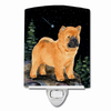 Starry Night Dog Art Ceramic Night Light - S000213B001695P103823V000