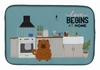 Dog Kitchen Scene Dish Drying Mat - CK7846DDM
