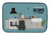 Dog Kitchen Scene Dish Drying Mat - CK7847DDM