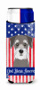 American Flag and Dog Ultra Hugger for slim cans - S000213B001695P061909V000