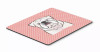 Checkerboard Design with Dog Mouse Pad, Hot Pad or Trivet - S000213B001695P044225V000
