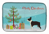 Dog Breed/Merry Christmas art Dish Drying Mat - CK3525DDM