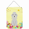 Easter Eggs Design with Dog Wall or Door Hanging Prints - BB6090DS1216