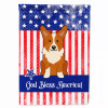 USA Patriotic Dog Breed Themed Flag Canvas - BB3095CHF
