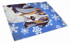 Christmas Design Dog Print Glass Cutting Board Large - LH9282LCB