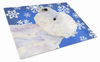 Christmas Design Dog Print Glass Cutting Board Large - LH9270LCB