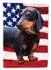 American Flag with Dog Artwork Flag Garden Size - CK6500GF