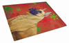 Christmas Design Dog Print Glass Cutting Board Large - LH9310LCB
