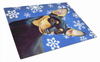 Christmas Design Dog Print Glass Cutting Board Large - LH9290LCB