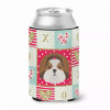 Patchwork Love with Dog Face Can or Bottle Hugger - S000213B001695P006996V000