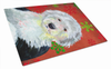 Christmas Design Dog Print Glass Cutting Board Large - LH9351LCB