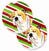Dog Themed Holiday Christmas Cup Holder Car Coasters (Set of 2) - S000213B001695P076419V024