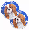 Dog Themed Holiday Christmas Cup Holder Car Coasters (Set of 2) - S000213B001695P076419V036