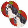 Dog Themed Holiday Christmas Cup Holder Car Coasters (Set of 2) - S000213B001695P076419V042