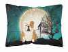 Halloween Dog Art Canvas Fabric Decorative Pillow - S000213B001695P071354V000