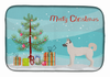 Dog Breed/Merry Christmas art Dish Drying Mat - S000213B001695P000525V000