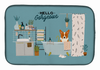 Dog in Bathtub Dish Drying Mat - S000213B001695P020165V009