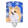 Christmas Dog Art Ceramic Night Light - S000213B001695P020875V025