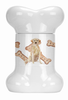 Dog on Bone Shaped Treat Jar - S000213B001695P116214V028