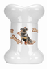 Dog on Bone Shaped Treat Jar - S000213B001695P116214V021