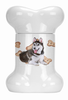 Dog on Bone Shaped Treat Jar - S000213B001695P116214V015