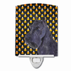 Candy Corn Halloween Dog Art Portrait Ceramic Night Light - SS4316CNL
