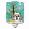 Christmas Tree and Dog Ceramic Night Light - S000213B001695P099077V000