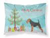 Merry Christmas Tree With Dog Fabric Standard Pillowcase - BB2903PILLOWCASE