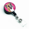 Dog Retractable Badge Reel - SC9121PK-BR